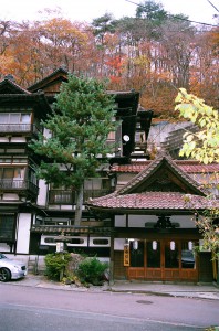 台温泉・中嶋旅館の外観