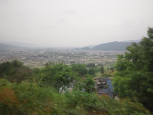 130606日本三大車窓風景の一つ「姨捨」
